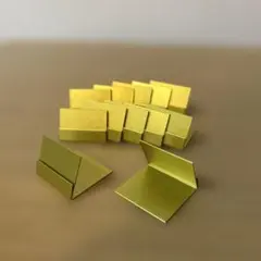金色メタリック　カードホルダー 12個セット