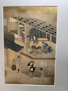 『画賛 文人七樂』 (中川風来山人 筆) 軸装 画賛 文人七樂』 (中川風来山人 筆) 軸装 - メルカリ