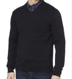 セーター Vネック メンズ ブラック