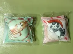 くら寿司 mofusand クッションチャーム ラバーチャーム 缶バッジセット