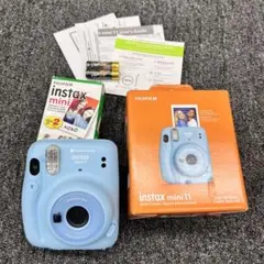 【10655】 FUJIFILM instax mini 11 チェキ 水色