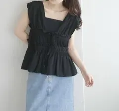 CLANE VOLUME FLARE BUSTIER フレアビスチェ 黒 1 - メルカリ