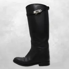 エルメス ボックスカーフ ケリー ジャンピング ロング ブーツ 35 1/2のサムネイル
