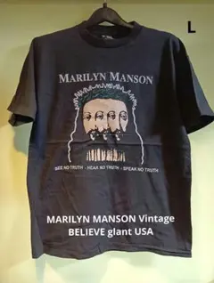 復刻 MARILYN MANSON Tシャツ 90s マリリンマンソン - メルカリ