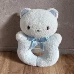 ファミリア familiar ラトル 水色 くま ベビー おもちゃ