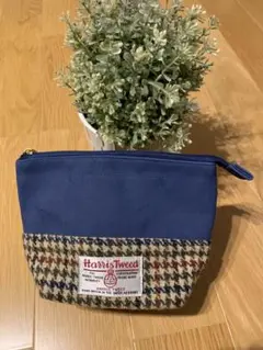 Harris tweed ポーチのサムネイル