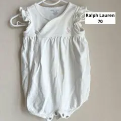 Ralph Lauren フリル　ロンパース　70