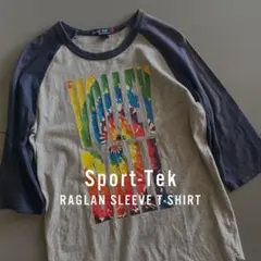 古着 Sport-Tek ラグランTシャツ 七分袖 カットソー タイダイ gapのサムネイル