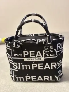 【未使用品】パーリーゲイツ ロゴ カートバッグ ブラックのサムネイル