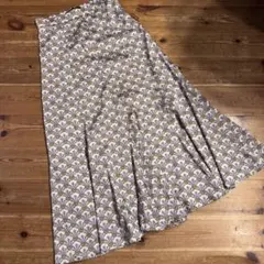 ZARA レディースXS パイナップル柄 フレアスカート ロング　マーメイドのサムネイル