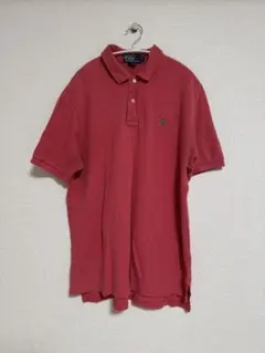 Polo by Ralph Lauren ピンクポロシャツ L