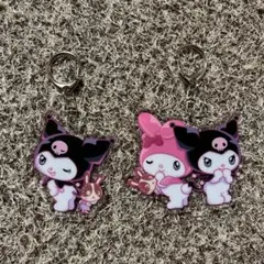マイメロディ♡クロミ × 宇佐美 アクリルキーホルダー　２個セット✨