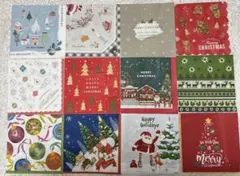 クリスマスペーパーナプキン12枚セットＢ