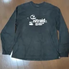nitraid ロングスリーブTシャツ ブラック XLのサムネイル