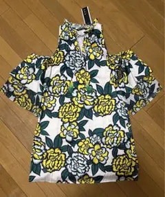 KAS NEWYORK ワンピース　チュニック　オフショルダー　花柄