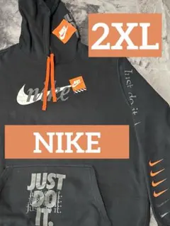 珍　NIKE パーカー ブラック XXL
