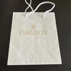 DECORTE ホワイトショップ袋