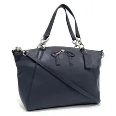 コーチ F28969 2way トートバッグ ショルダーバッグ ブラック レザー