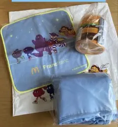 新品未使用マクドナルド福袋 3点グッズ 青 ブルー 2026