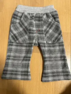 グレー系チェック 95cm パンツ