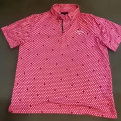 Callaway フラミンゴ柄 ポロシャツ 3L