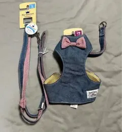 【新品未使用】　フェリーク　デニム　ベストハーネス4号　リード セット