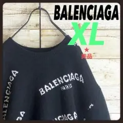 BALENCIAGA バレンシアガ ロゴ満載 ニット セーター