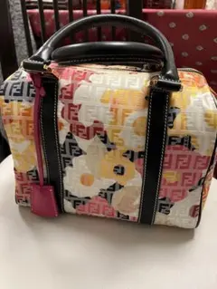 FENDI ズッカ花柄ミニボストンバッグ極美品♡