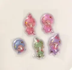 正規品　うるちゅるポップシール　モンチッチ　カラフル　レインボー