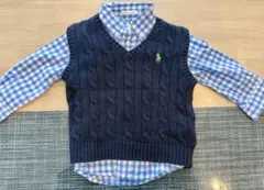 ラルフ・ローレン セーターベスト×シャツセット