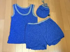 RNA タンクトップとショートパンツセット 青