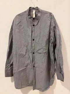 【SHINYA KOZUKA23aw】ノーカラー ヒズシャツ　サイズMのサムネイル
