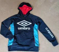 umbro アンブロ スウェットパーカー グラフィックロゴ М 美品！ネイビー春