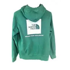 THE NORTH FACE　ノースフェイス　パーカー　デカロゴ　グリーン