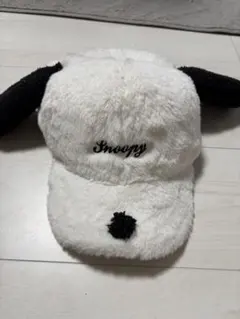 スヌーピー 犬耳付きキャップ