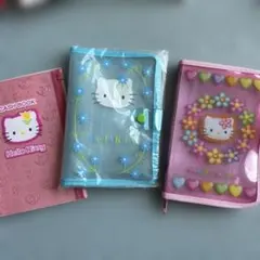 キャッシュブック3点セットキティ通帳ケース1997年超希少品当時物平成レトロ