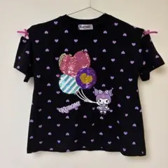Kuromi クロミ 半袖Tシャツ 120cm