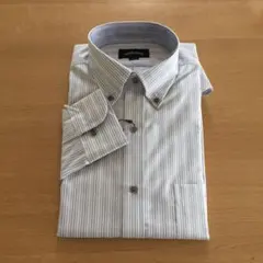 メンズ ワイシャツ 長袖 （ストライプ、ボタンダウン）
