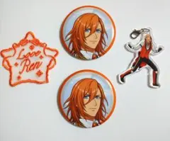 うたプリ ミニアクリルチャーム 缶バッジ 特典 レン