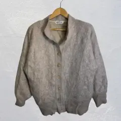 ​【希少】90s/ヴィンテージ/シャギーニット/カーディガン/ピンク/y2k