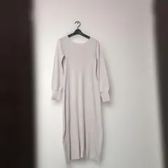 2WAYレースアップニットワンピース〔長袖〕Z＋E