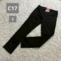 C17 ブラック スキニーパンツ S