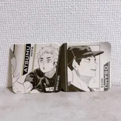 ハイキュー　原画展　第4弾　アートコースター　 宮侑　宮治　宮兄弟　2点セット