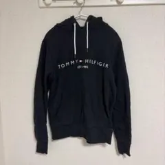 TOMMY HILFIGER ブラック パーカー S
