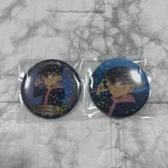 名探偵コナン　黒鉄の魚影　缶バッジ　江戸川コナン