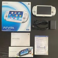 PSVITA 1000 本体 クリスタルホワイト 7072 - メルカリ