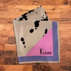 イタリア製Krizia アニマル柄大判シルクスカーフのサムネイル