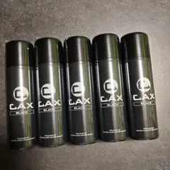 CAX カックス 薄毛隠し用 ヘアスプレー 100gブラック5本セット CAX
