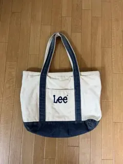 LEE トートバッグ アイボリー/デニム