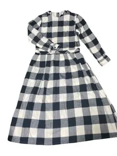 Sunny Clouds ギンガムチェック　ロングワンピース M